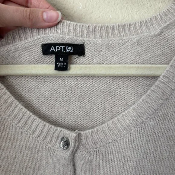 Angora Rabbit Hair Blend Super Soft Cardigan Sweater Apt. 9 - Picture 2 of 11